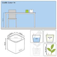 Умный вазон Lechuza Cube Color 16 1,75 л белый 13580